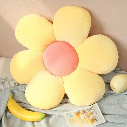 35CM Colorful Flowers Plush Pillow Plant Petal Cushion Stuffed Toys
