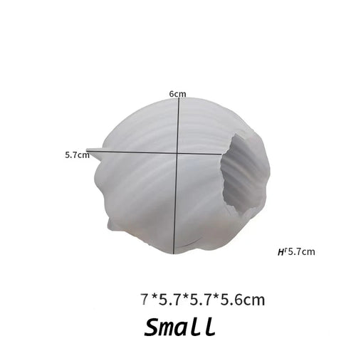 3D Spiral Striped Silicone Mold for DIY Scented Candles, Clay Crafts,