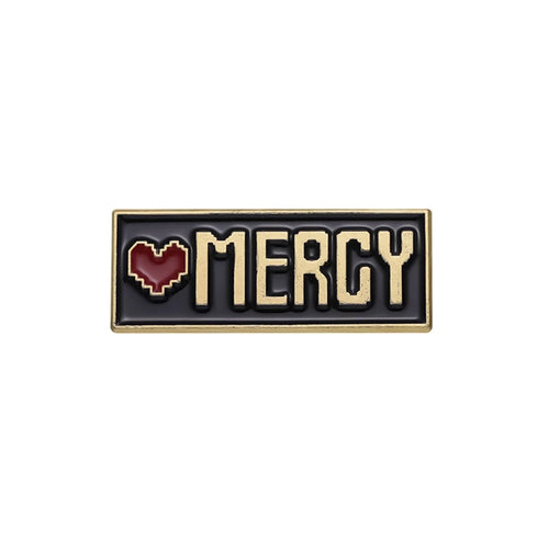 Cartoon Game Enamel Pins Red Heart Mercy Undertale Game Action Fight