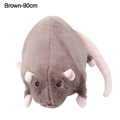 Cute 35/50cm Mouse Doll Cartoon Plush Flower Branch Rat Doll Soft