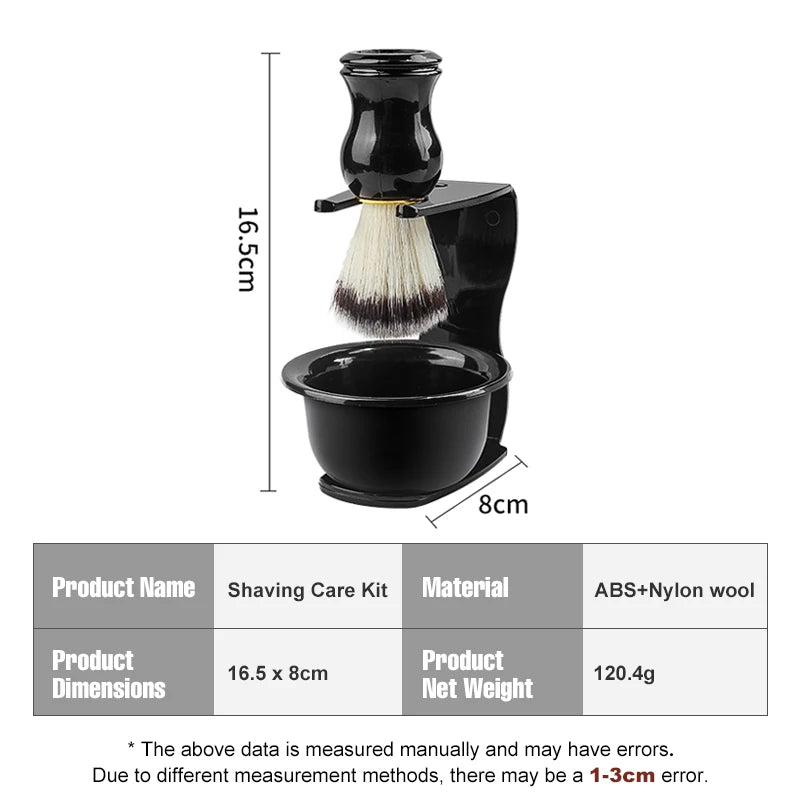 Professional Shaving Brush 1/2/3Pcs Set 3-in-1 Shave Kits, Shaving