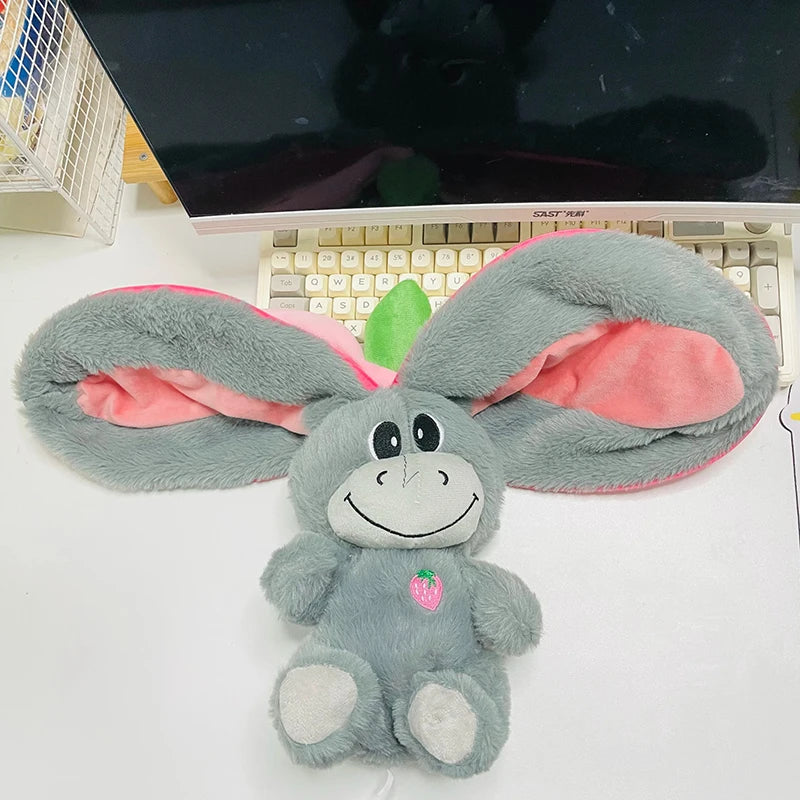 Baby Strawberry Donkey Plush Toy Stuffed Creative Into Fruit Transform