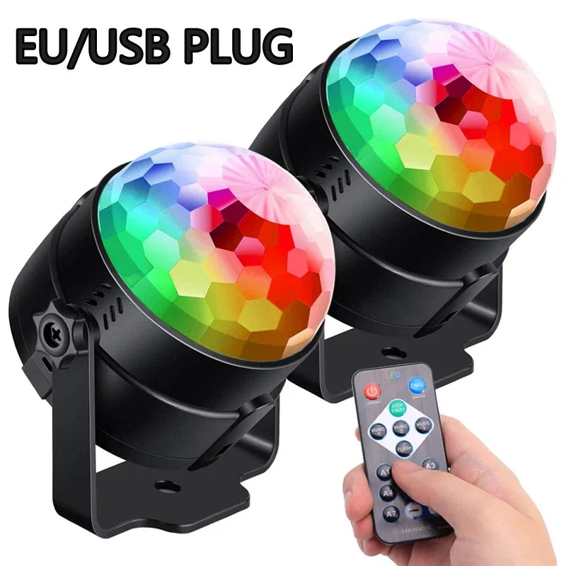 RGB Led Disco Stage Night Light Strobe Lamp for Home KTV Party Club
