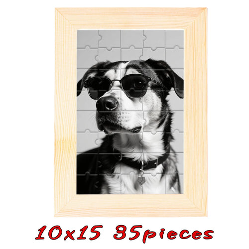 【Custom】Framed Wooden Puzzles, Custom Graduation Photo Puzzles as