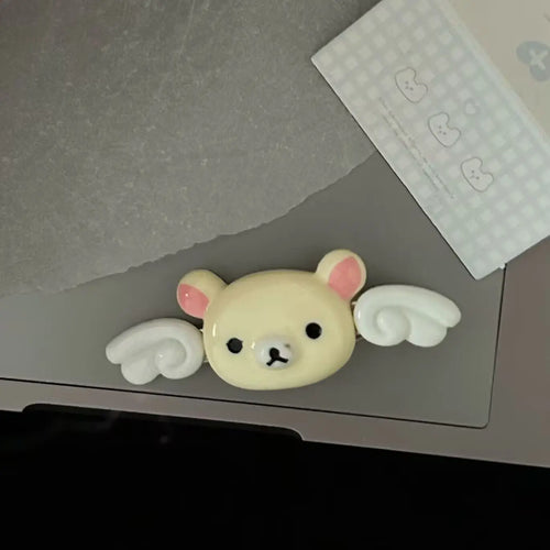 Kawaii Rilakkuma Bangs Side Clip Cartoon Cute Wave Point BB Hair Clip