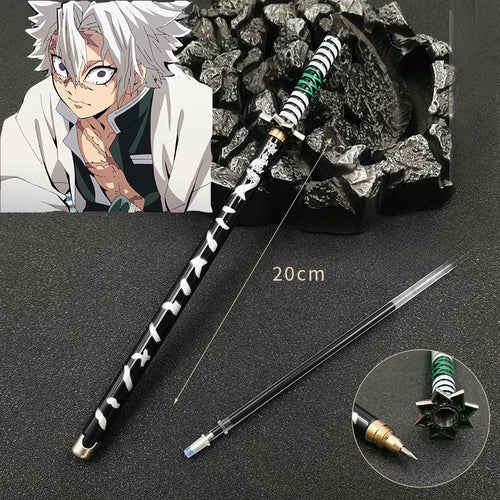 20cm Demon Slayer Signature Pen Mitsuri Shinobu Alloy Real Size