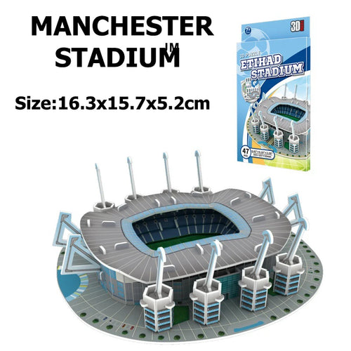 Miniature Football Field 3D DIY Puzzle World Famous Stadiums Models