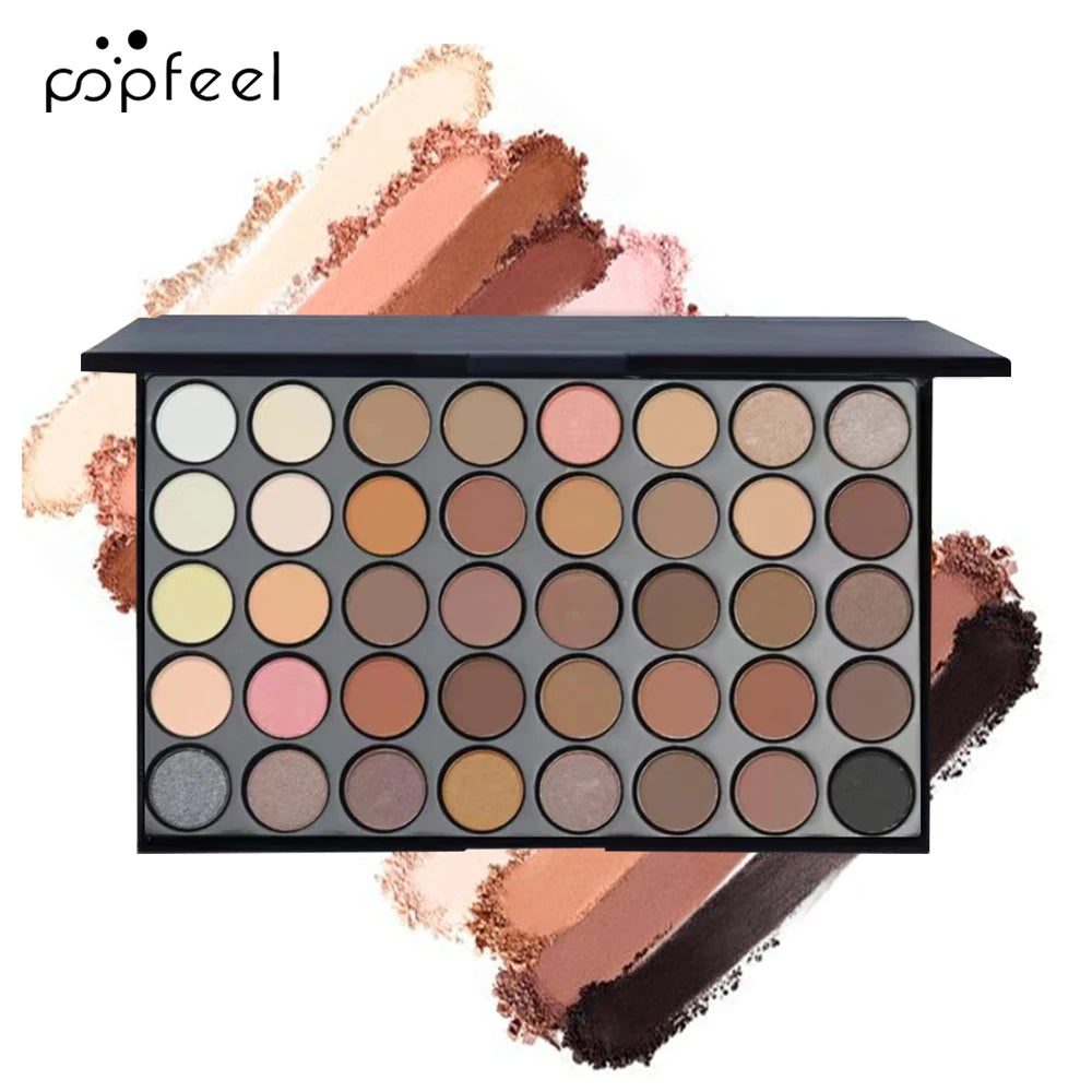 POPFEEL Eye Makeup Set, Eyeshadow Palette, Eyeliner, Mascara, Eyebrow