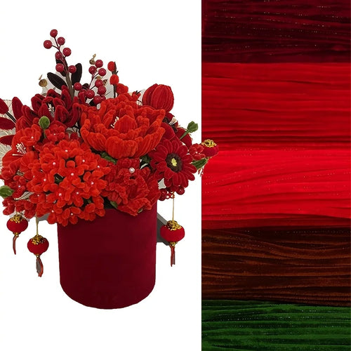 500/600 Pieces Pipe Cleaners Chenille Stems 12 Inch Craft Supplies