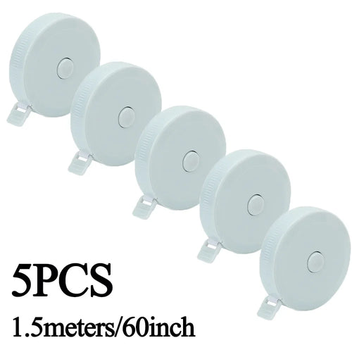 Double Scale Ruler Plastic Roll Tape Mini Tape Measure Accurate