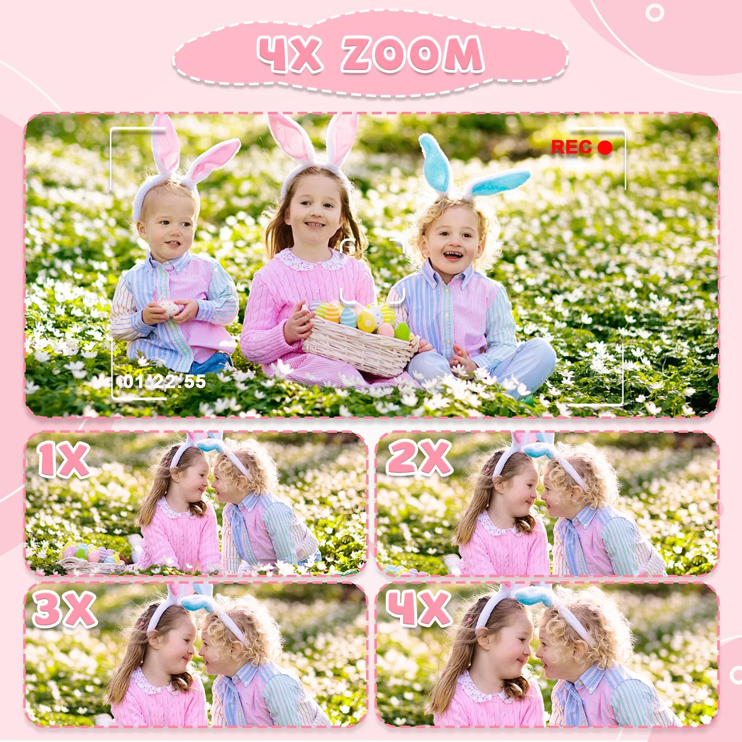 Children Camera 1080P HD Toddler Digital Video Camera 2.0-inch Kids