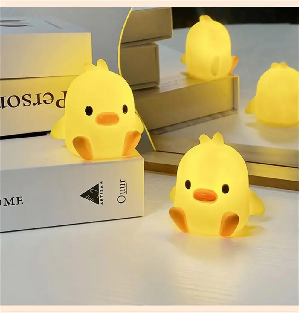 Duck Night Light Bedroom Decoration Cute Cartoon Animal Night Light