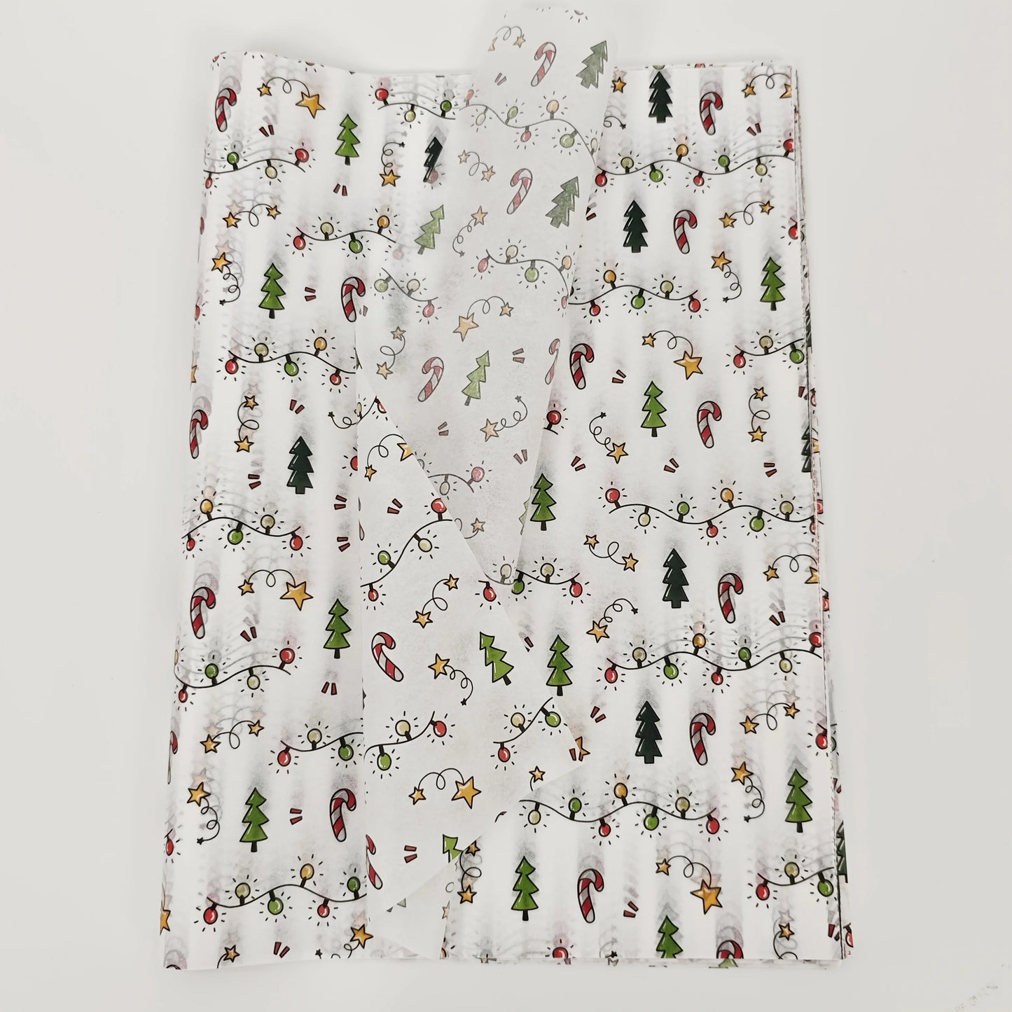 10/20 Sheets of Christmas Lantern Pattern Tissue Paper, 20*14inch Gift
