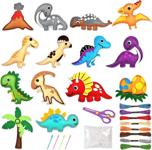 Woodland Animals Craft Kit Forest Creatures DIY Sewing Felt Plush
