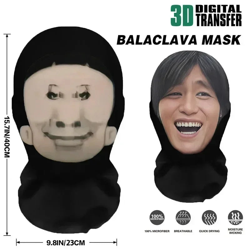 New Funny Cosplay Mesh Mask for Men Women Halloween Party Celebrity