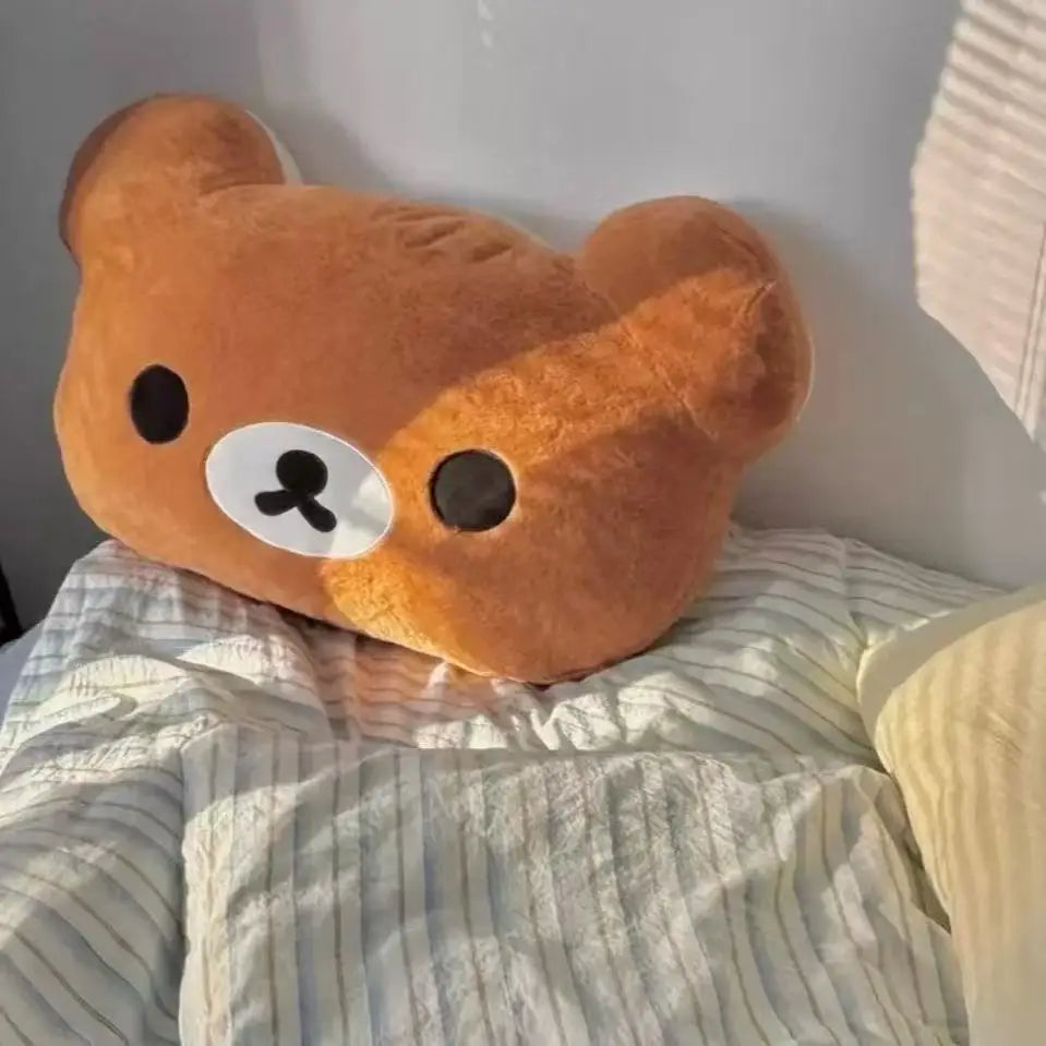 Cute Rilakkuma Plush Warm Hand Pillow Cartoon Bear Peluche Stuffed Toy