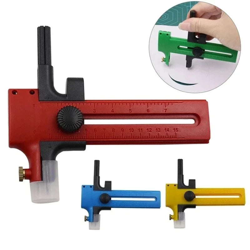 1/2PCS Circle Cutter Adjustable Circular Cutting Tool for Making