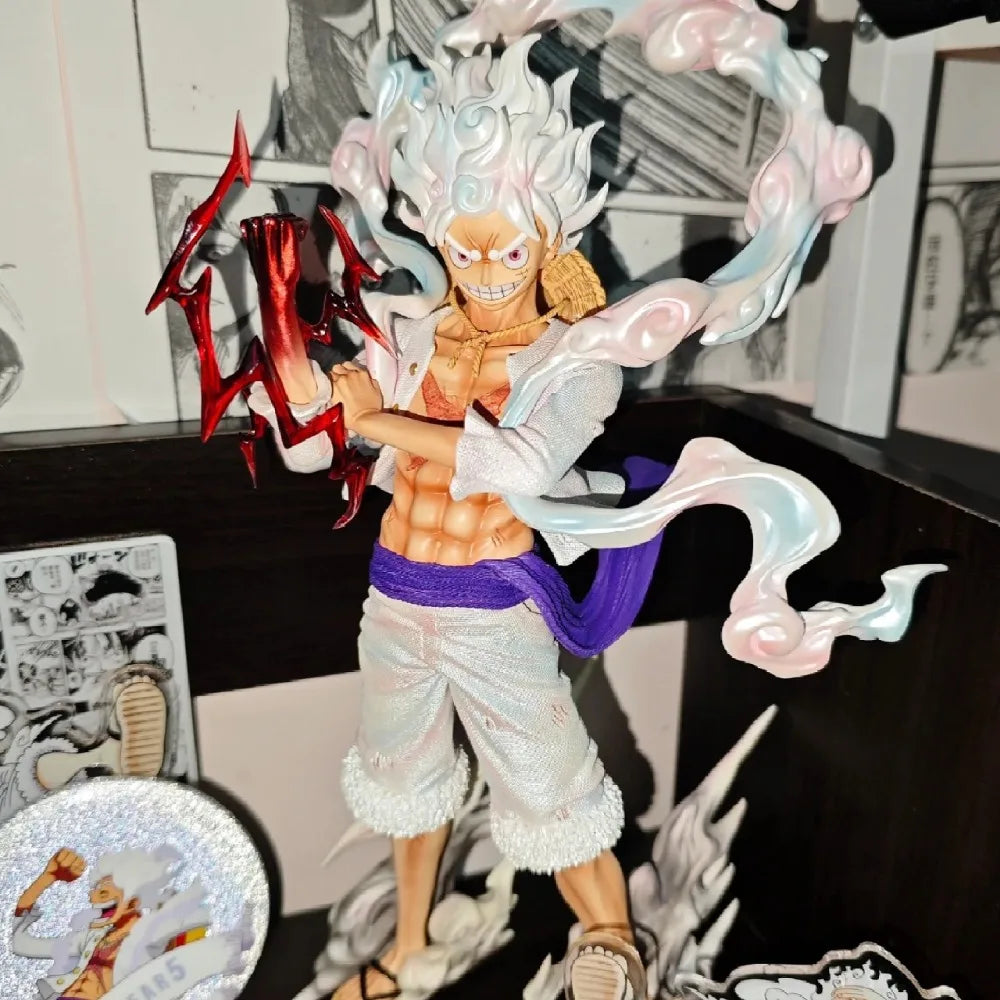 25cm Anime Figure 5 Gear Luffy One Piece Figure Nika Luffy Figure PVC
