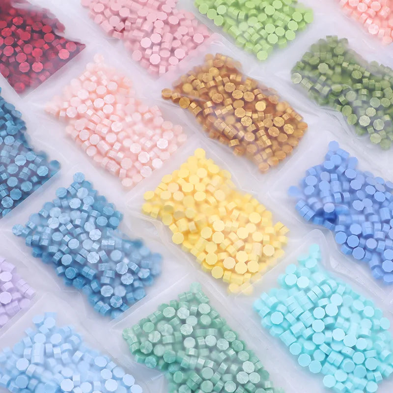 200pcs Octagon Sealing  Wax Beads for Wax Seal Stamp for Scrapbooking