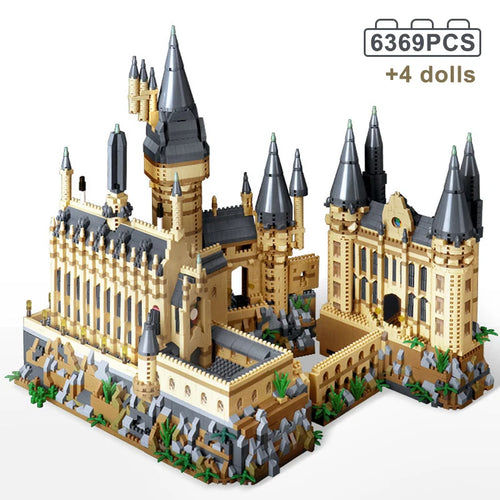 Micro Bricks City Creative Medieval Magic Castle Series School