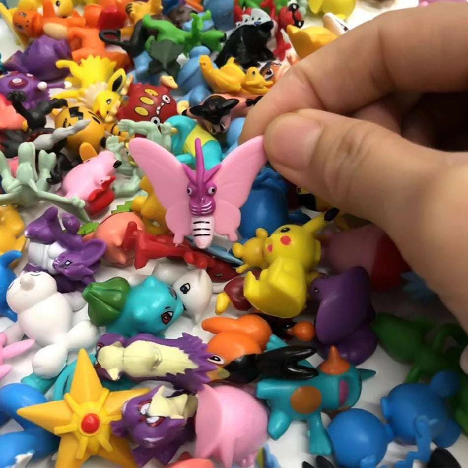 24-144 Pcs Pokemon Action Figure 2-3CM Not Repeating Mini Figures