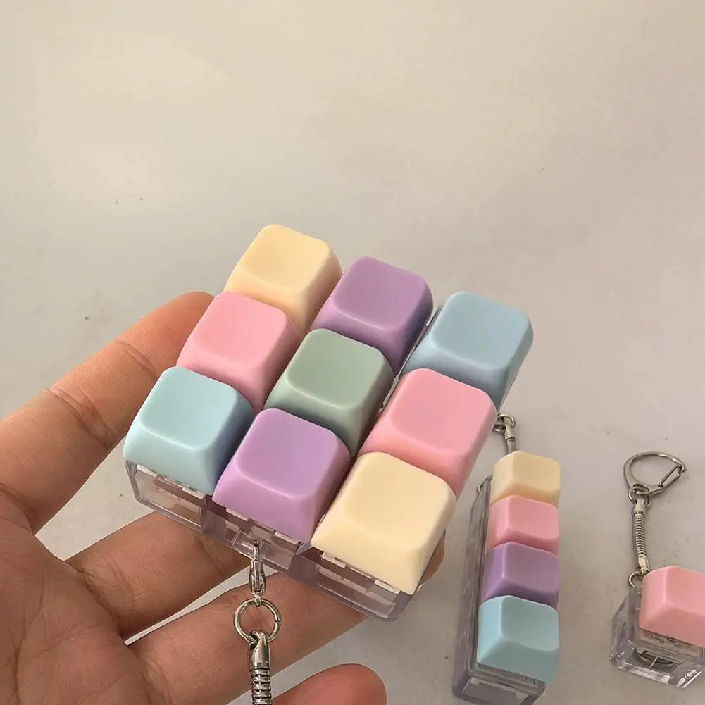1/4/5/9 Button Keyboard Fidget Clicker Mechanical Keyboard Fidget