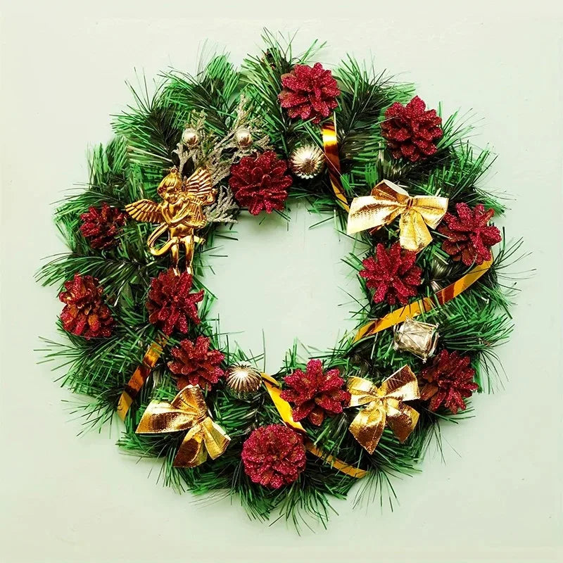 12/24/36Pcs Christmas Bow Red Gold Mini Xmas Tree Bowknot for Home