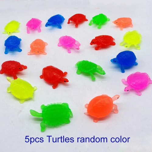Children's 10Pcs/Set Kawaii Simulation Rubber Goldfish Baby Bath Water