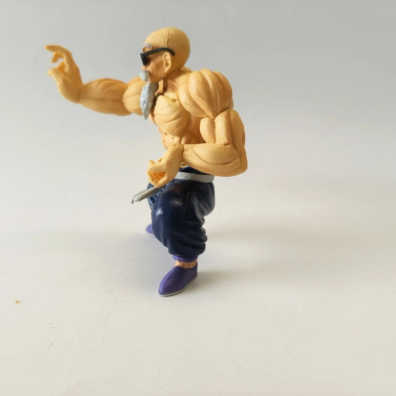 9cm Anime Dragon Ball Mini Figure Goku Kame Sennin Figurine Muscle