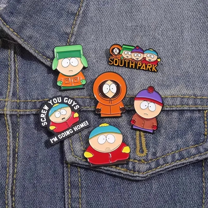 Cartoon Animated Character Enamel Pins Custom Cute Metal Brooches