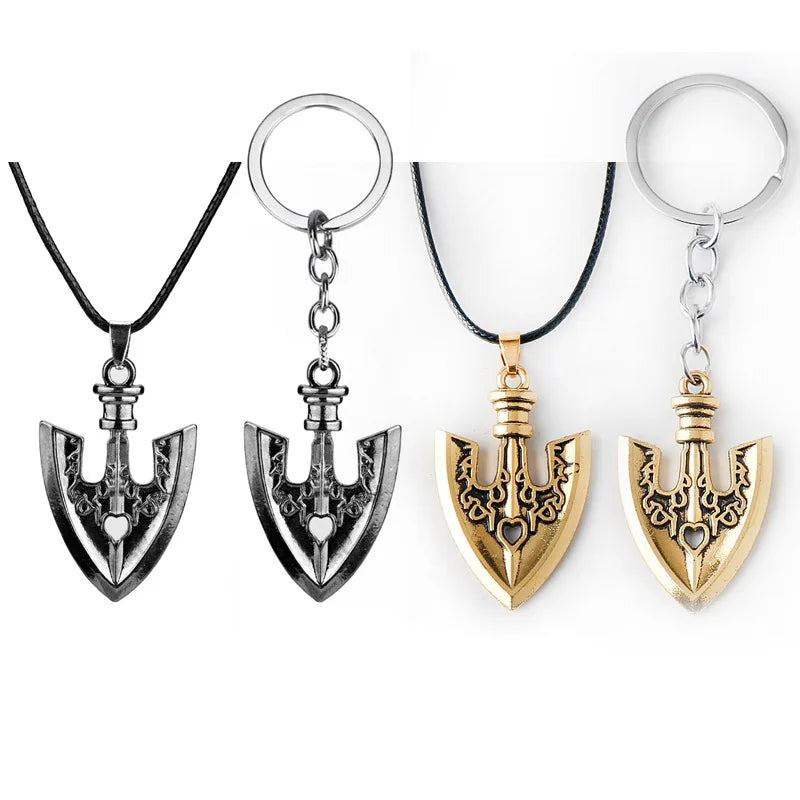 Anime JOJOS BIZARRE ADVENTURE Necklace Kujo Jotaro Arrow Metal Pendant
