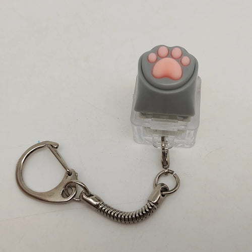Cute Cat Claw Key Chain Key Ring Fingertip Decompression Pressure Toy