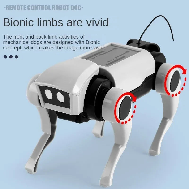Rc Robot Children's Remote Control Mechanical Dog Toy Science Teaching
