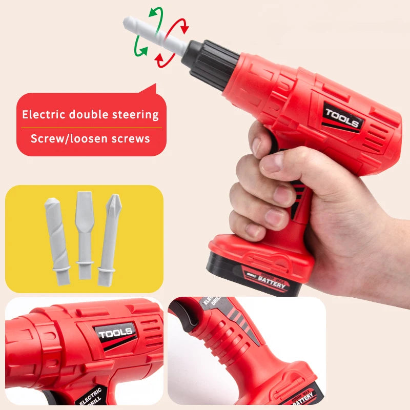 Children's Toolbox Set Baby Simulation Repair Tools Electric Drill
