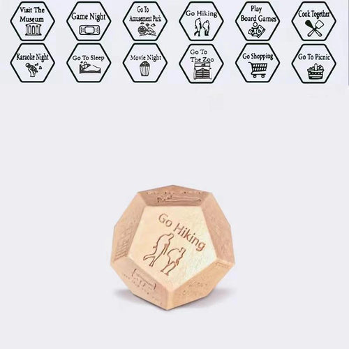 Dice for Her Him Couples Gift Ideas Food Decision Dice Games Christmas