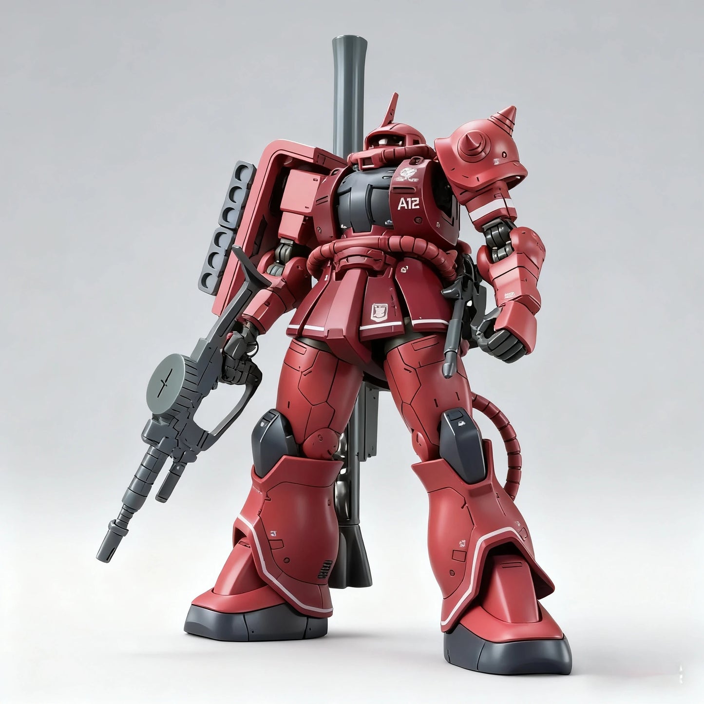 Hg 1/144 GTO Zaku Of The Red Comet Assembly Model Kit  Action Figure