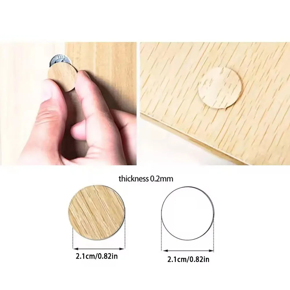 54Pcs/Set Wooden Furniture Self Adhesive Screw Cap Cover Hole Stickers