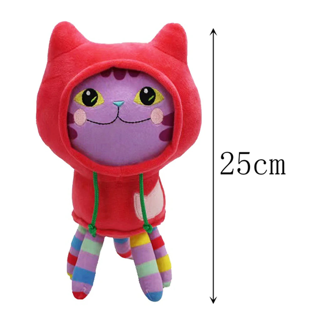New Gabbys doll house Plush Toy Mercat Cartoon Stuffed Animals Smiling