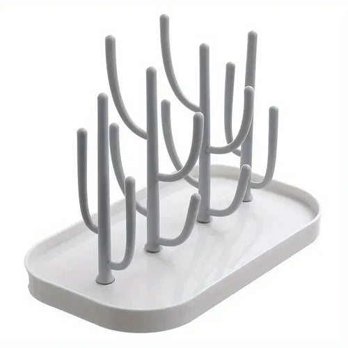 Baby Tree-shaped Milk Bottle Drain Rack, Dust-proof Milk Bottle