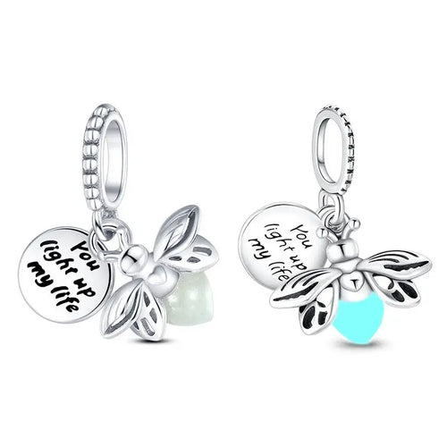2024 New 925 Sterling Silver Luminous Charm Beads for 3mm Original