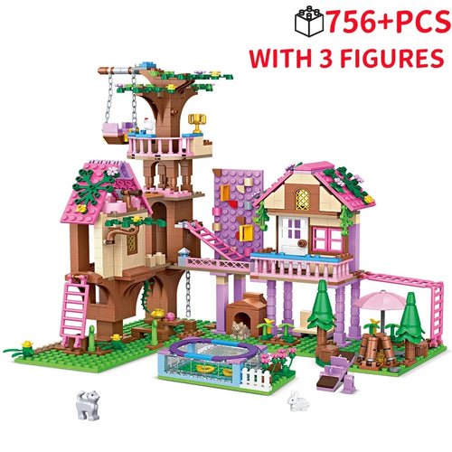 Creative Girls Friends Friendship House Building Blocks Summer