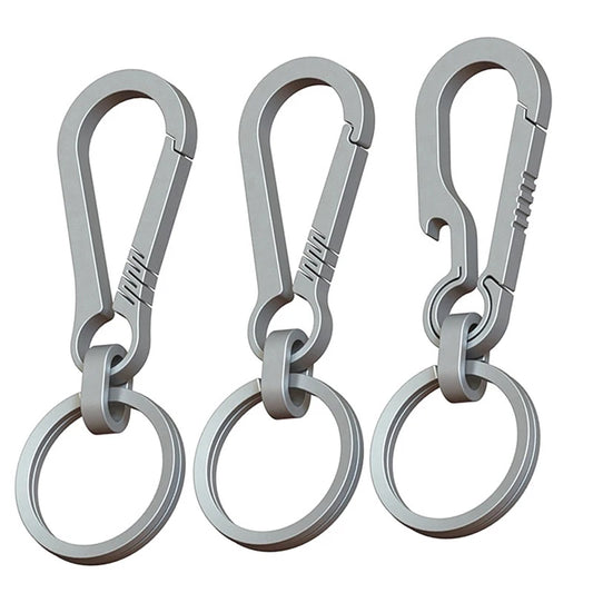 Titanium Buckles EDC Outdoor Tool Titanium Alloy Keychain Tiranium