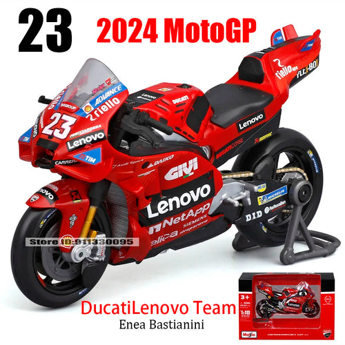 Maisto 1:18 2024 Gresini Racing MotoGP #93 Marc Marquez #73 Alex
