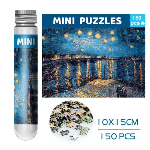 150pcs Test Tube Jigsaw Puzzle World Famous Painting Van Gogh The