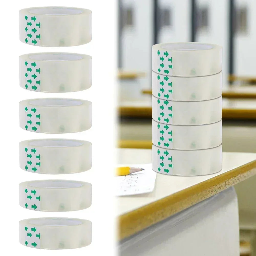 10/5/1 Rolls Premium Transparent Tape 0.8cm 1.2cm 1.8cm Multifuntion
