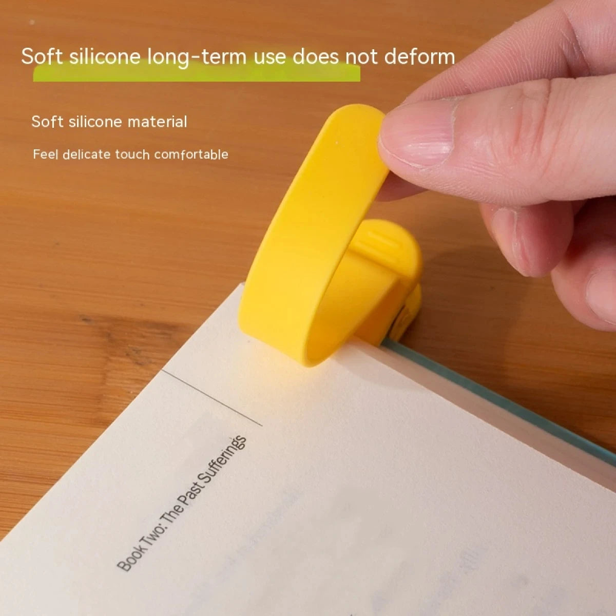 Automatic Bookmark, Silicone Reading Bookmark, Colorful Bookmark,