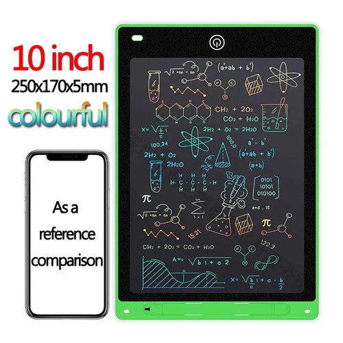 10/12/inch LCD Writing Tablet Drawing Board Kids Graffiti Sketchpad