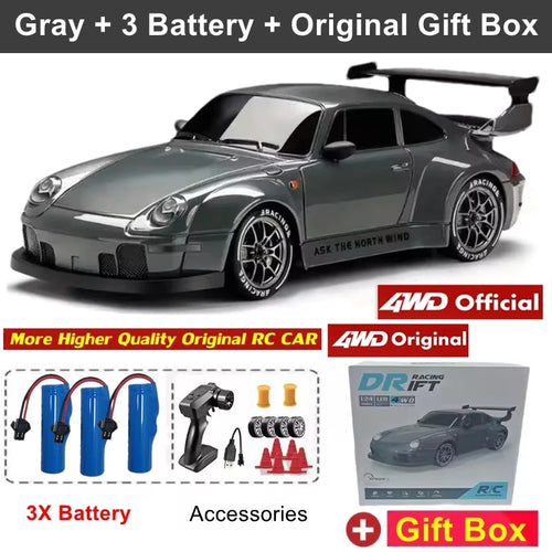 New 4WD Remote Control Drift Car Full Size 1:24 Mini Remote Control
