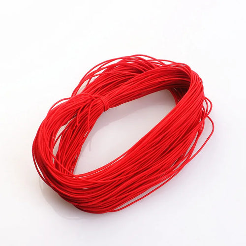 1mm 24M Braided Elastic Cord Beading Threads Stretch String Fabric