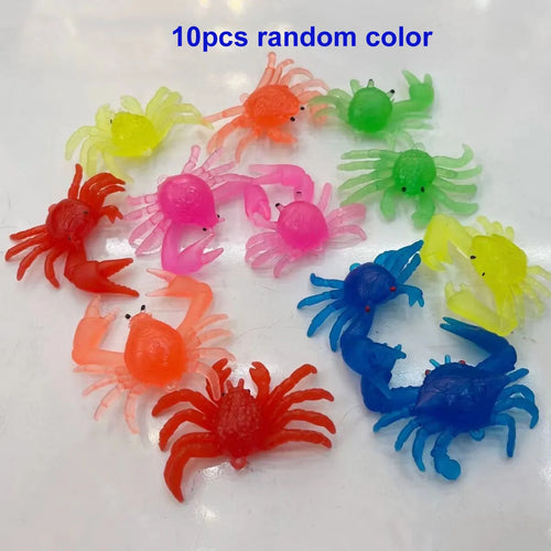Children's 10Pcs/Set Kawaii Simulation Rubber Goldfish Baby Bath Water